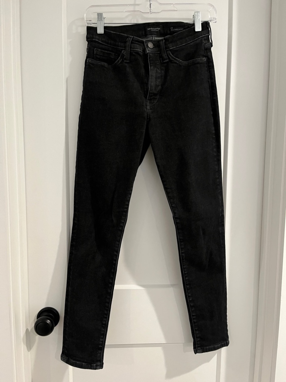 Banana Republic High-Rise Black Skinny Jeans